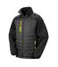 Veste Softshell Compass Homme Noir Jaune Result Genuine Recycled-1