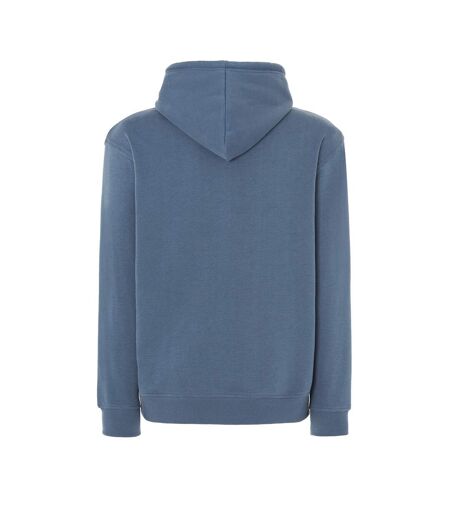 Sweat À Capuche Motif/style Uni Teide Adulte Bleu Acier JHK