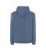 Sweat À Capuche Motif/style Uni Teide Adulte Bleu Acier JHK-2