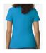 T-shirt femme bleu saphir Gildan