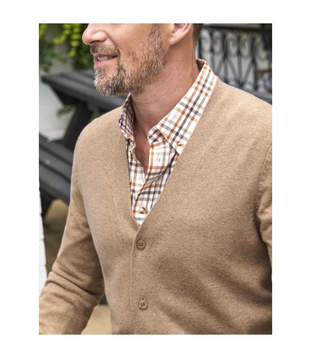 Cardigan Homme Lin WoolOvers-3