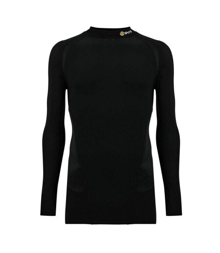 Mens G400 Plain Performance Long-sleeved Top Black Skins