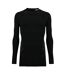 Mens G400 Plain Performance Long-sleeved Top Black Skins-1