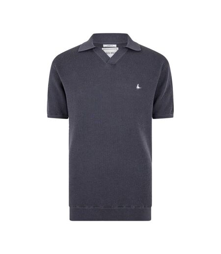 Mens Knitted Polo Shirt Forged Iron Jack Wills