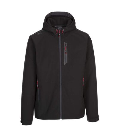 Mens marlon soft shell jacket black Trespass