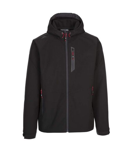Mens marlon soft shell jacket black Trespass