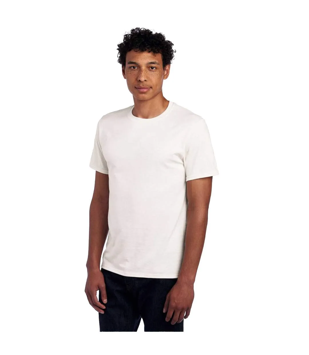 Mens Eco Premium Organic T-shirt Natural Jerzees-4