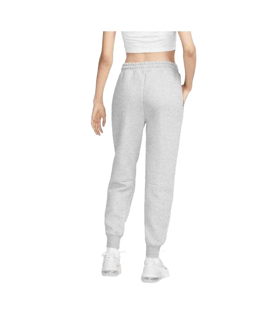 Pantalon De Jogging Sports Style Tech Femme Gris Argenté Nike-2