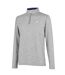 Mens Albany Half Zip Golf Sweatshirt Silver Marl Calvin Klein-3