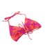 Haut De Maillot De Bain Style Fleurs Feni Femme Orange Rose Martes-3