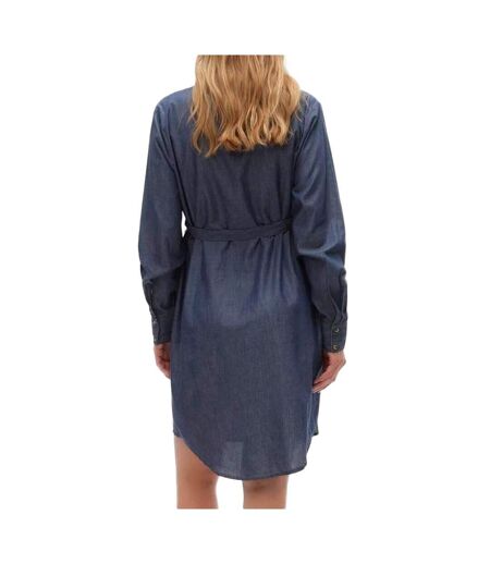 Robe de Grossesse Bleu Femme Mamalicious Natalia - L