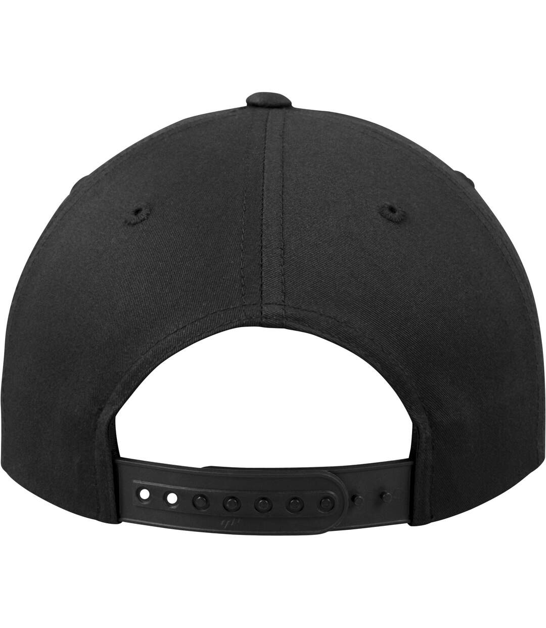 Flexfit unisex unstructured 5 panel snapback cap black Yupoong-2