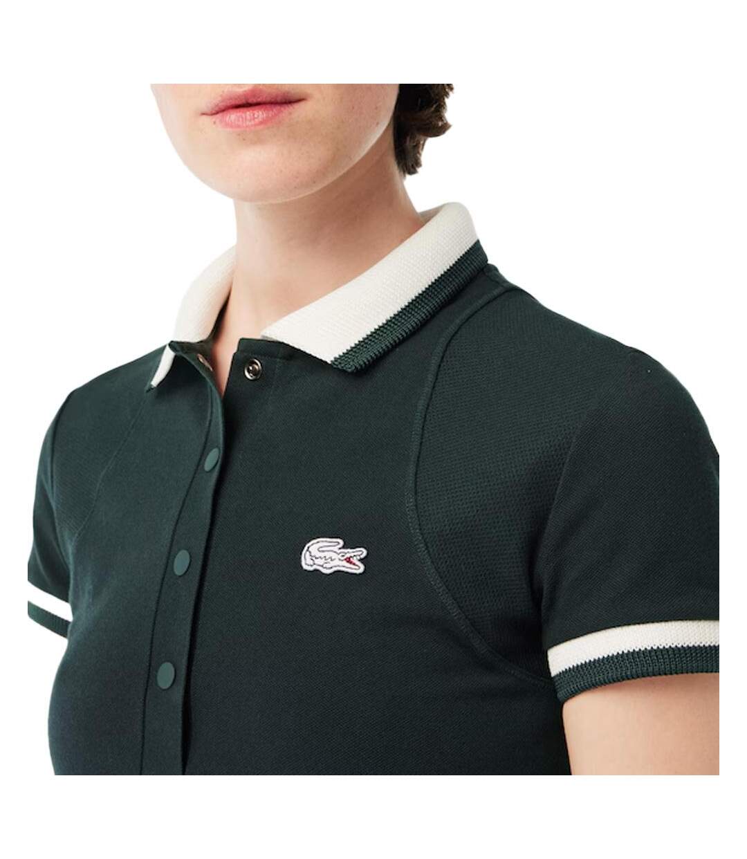 Robe verte femme lacoste ef7284-2