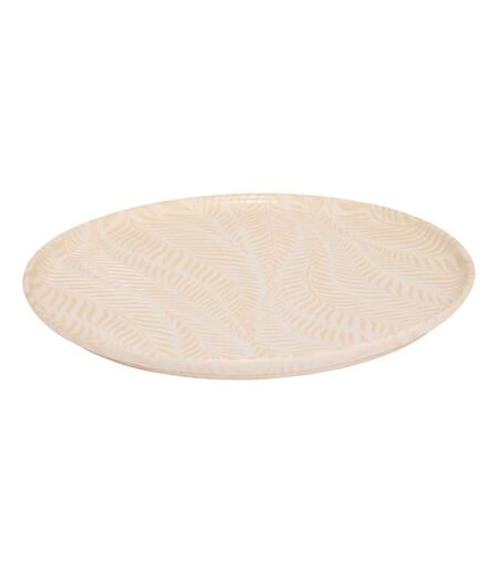 Lot de 6 Assiettes Plates Gina 28cm Crème