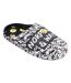 Mens Emoji Mules Black White Norfolk & Way-1