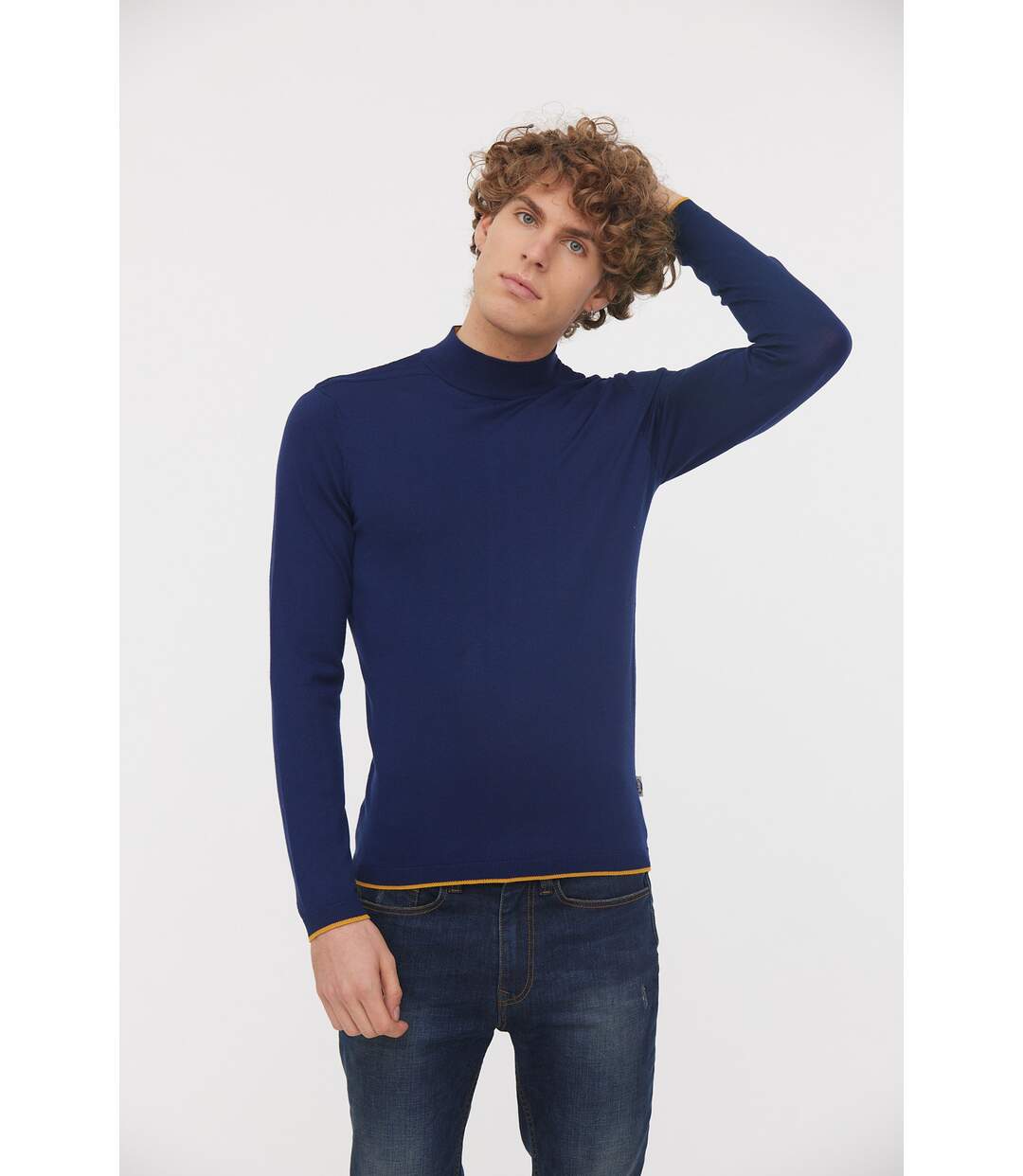 Pull manches longues viscose slim COLEO