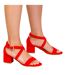 Sandales amber femme rouge Where´s That From