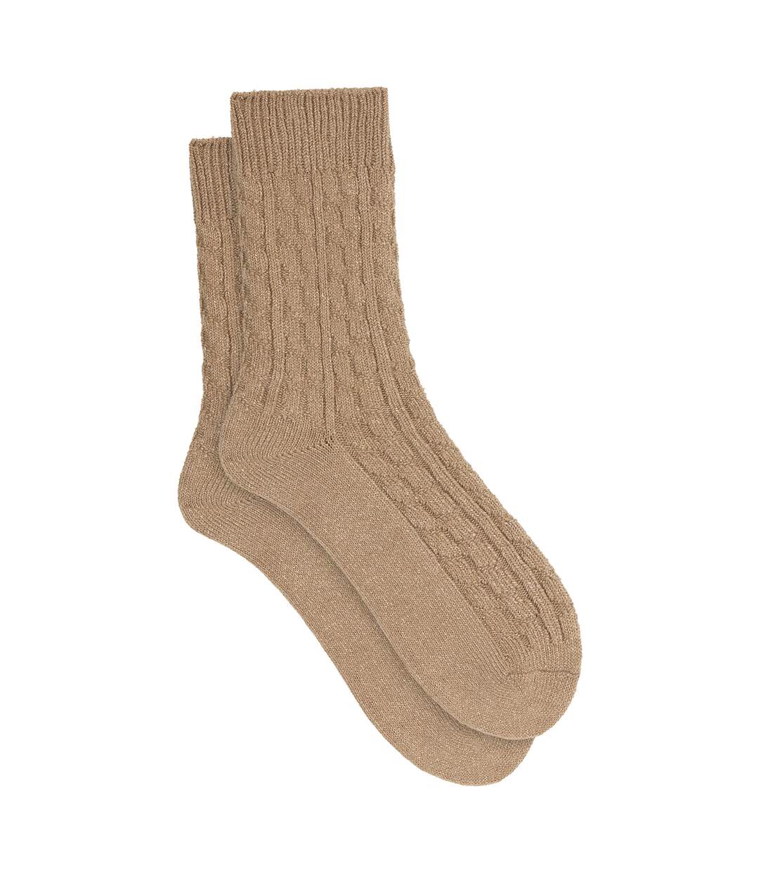 Chaussettes mi-hautes côtelées La Mode-3