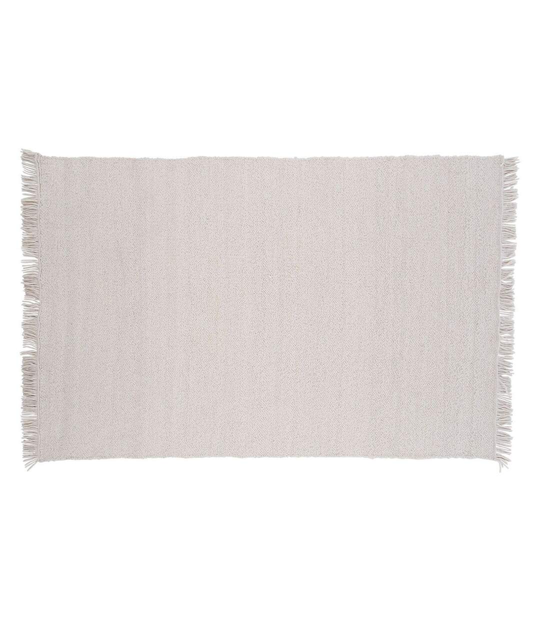 Tapis Déco en Laine Betina 200x300cm Blanc-1