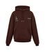 Mens Boxy Oversized Pullover Hoodie Brown MKI MIYUKI ZOKU-2