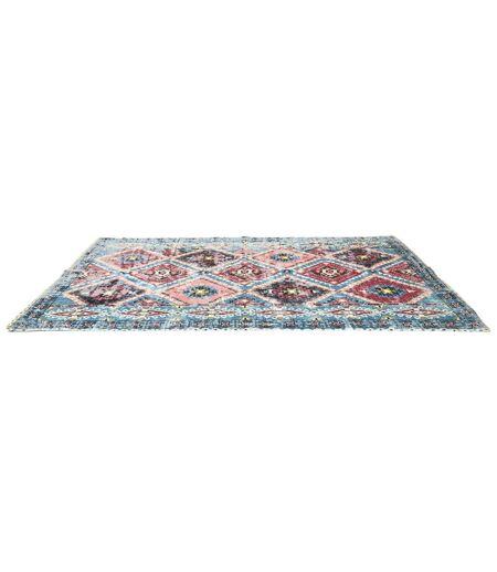 Tapis Déco Ethnique Agra 120x170cm Bleu