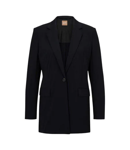 Blazer Femme Noir Boss