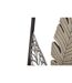 Déco Murale Encadrée en Métal Foglie 91cm Argent & Or-4