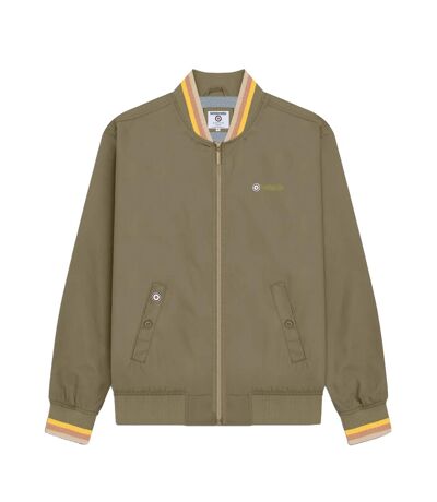 Veste monkey homme kaki / jaune or / marron jaune / crème Lambretta