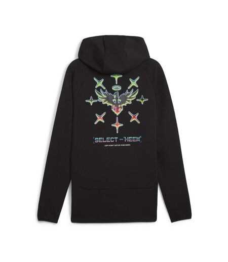 Sweat zippée noire homme puma melo - l