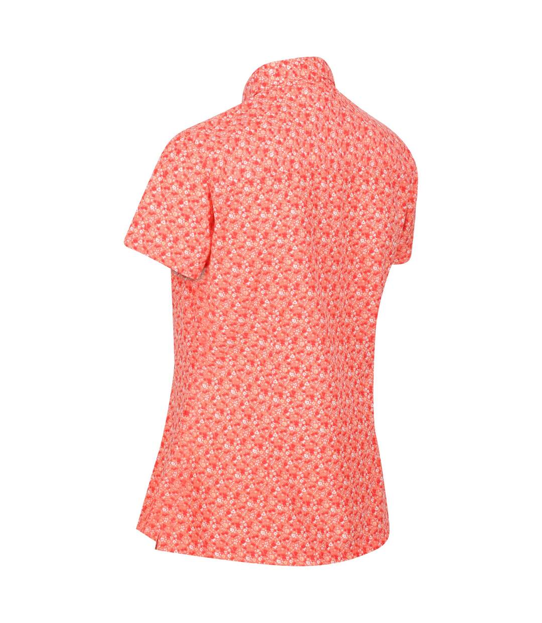 Regatta Womens/Ladies Mindano VI Ditsy Print Shirt (Fusion Coral) - UTRG7533-4