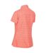 Regatta Womens/Ladies Mindano VI Ditsy Print Shirt (Fusion Coral) - UTRG7533-4