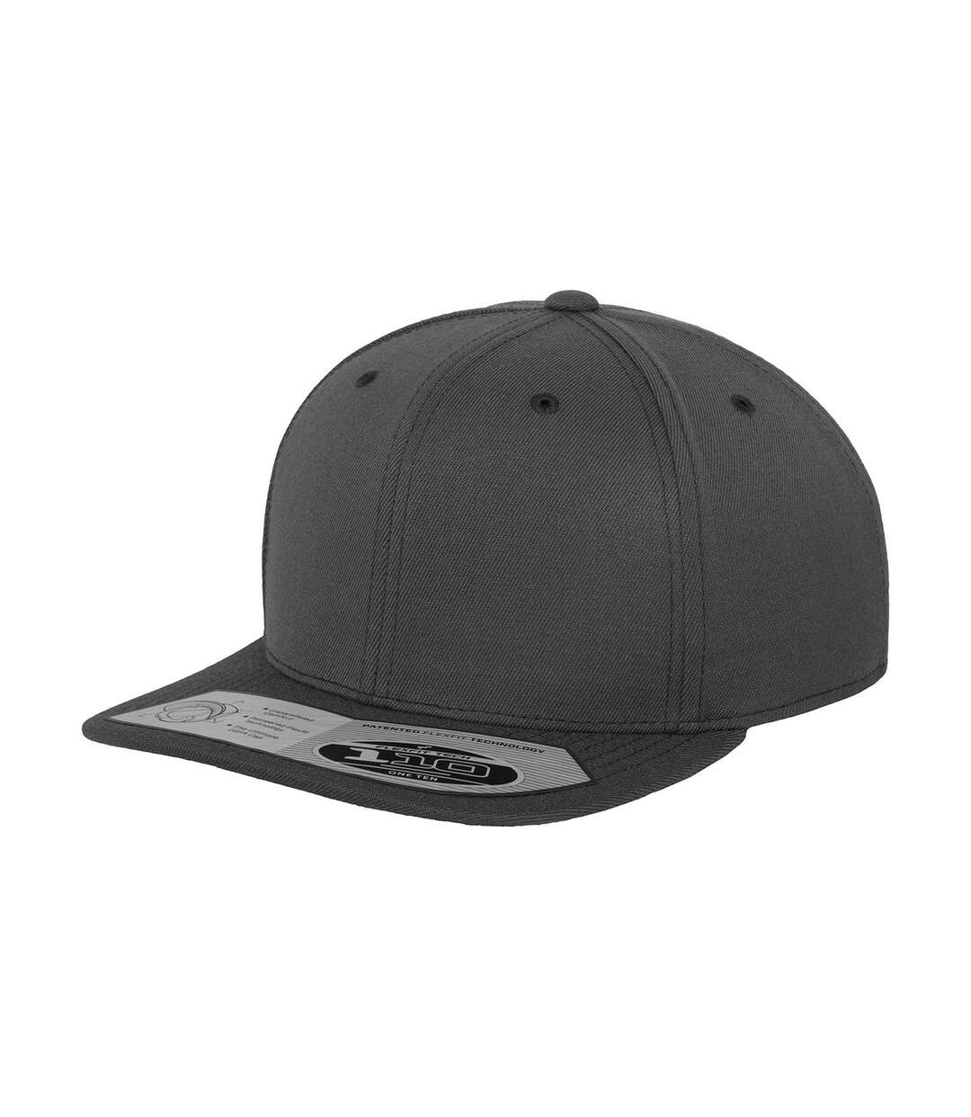 Casquette de baseball gris foncé Flexfit-1