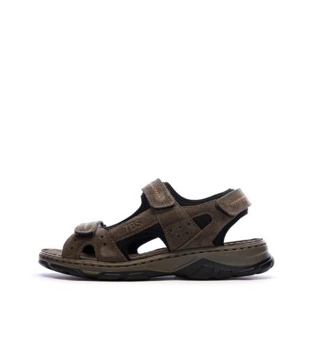 Sandales marron homme tbs johalin