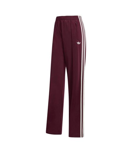 Pantalon De Survêtement Motif/style 3 Rayures Firebird Femme Bordeaux Foncé Adidas