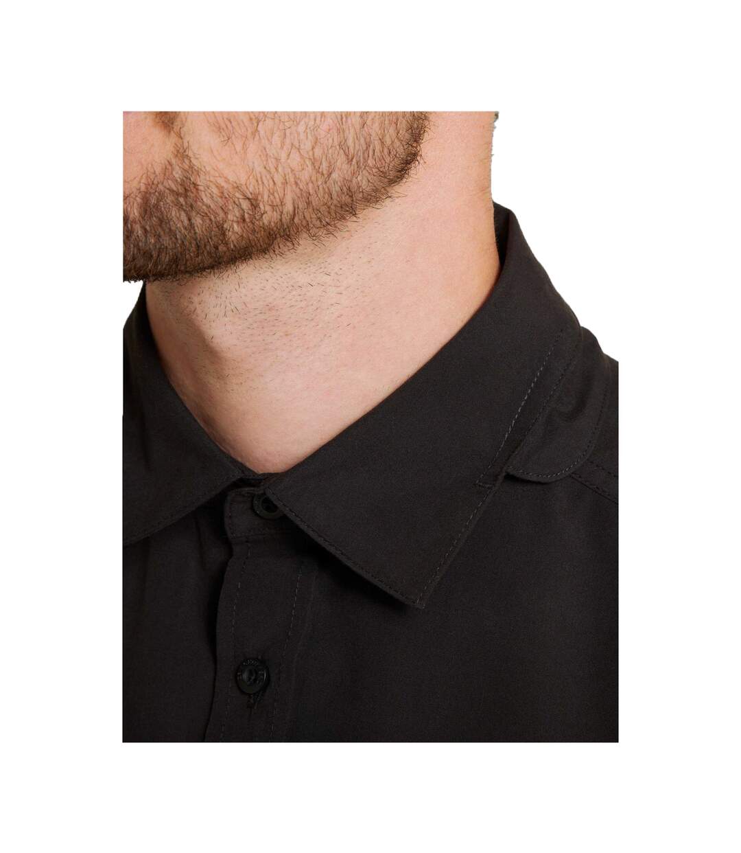 Mens Kiwi Long-sleeved Shirt Black Craghoppers Expert-4
