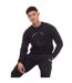 Mens round neck sweatshirt black Aquascutum-3