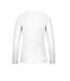 B&C Womens/Ladies #E150 Long-Sleeved T-Shirt (White)