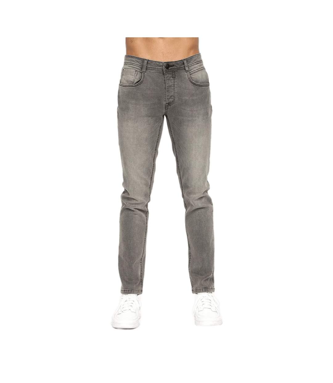 Jean sheldons homme gris clair Crosshatch