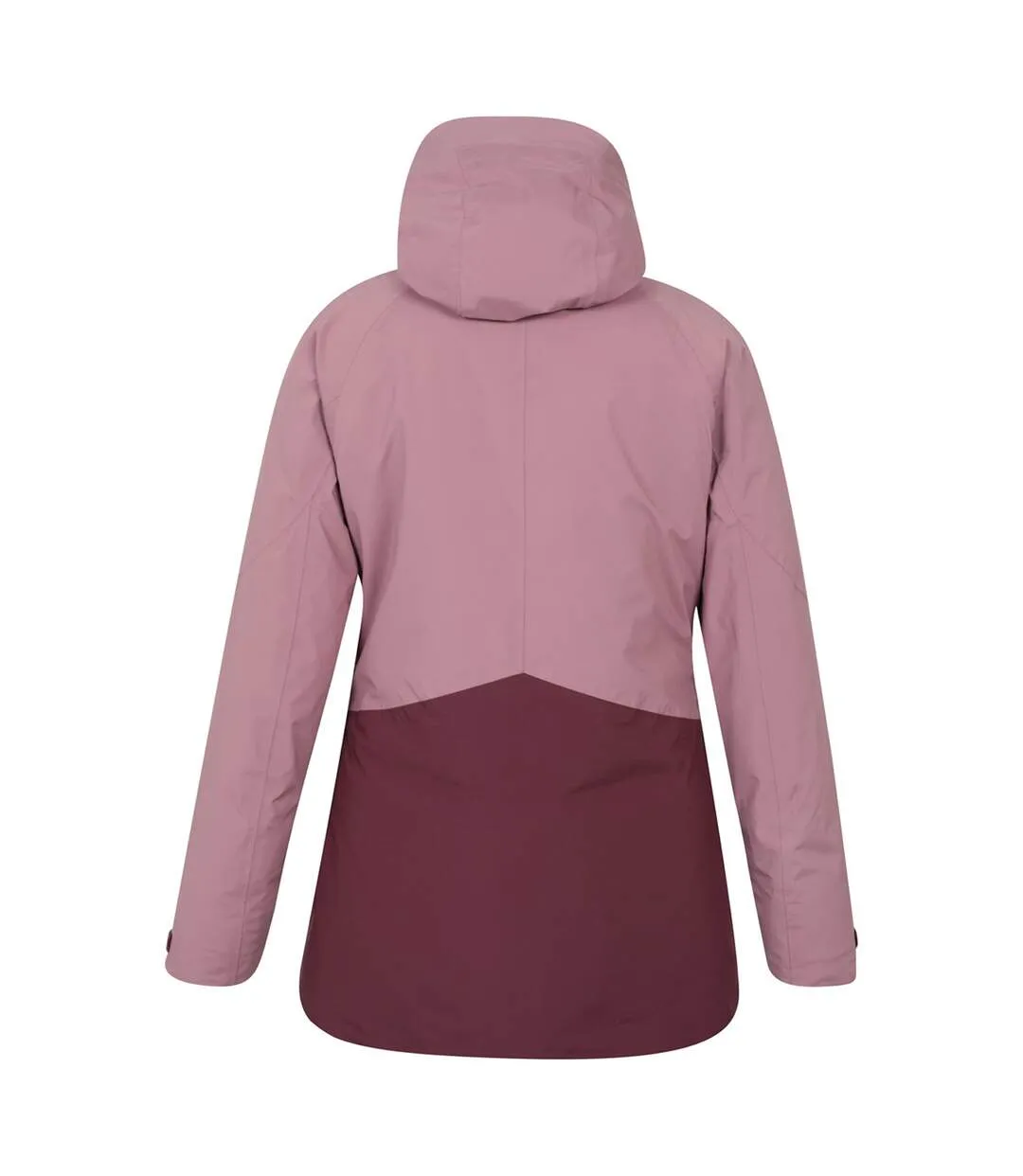 Womens/ladies Alpine Waterproof Padded Ski Jacket Dusky Purple Mountain Warehouse-3