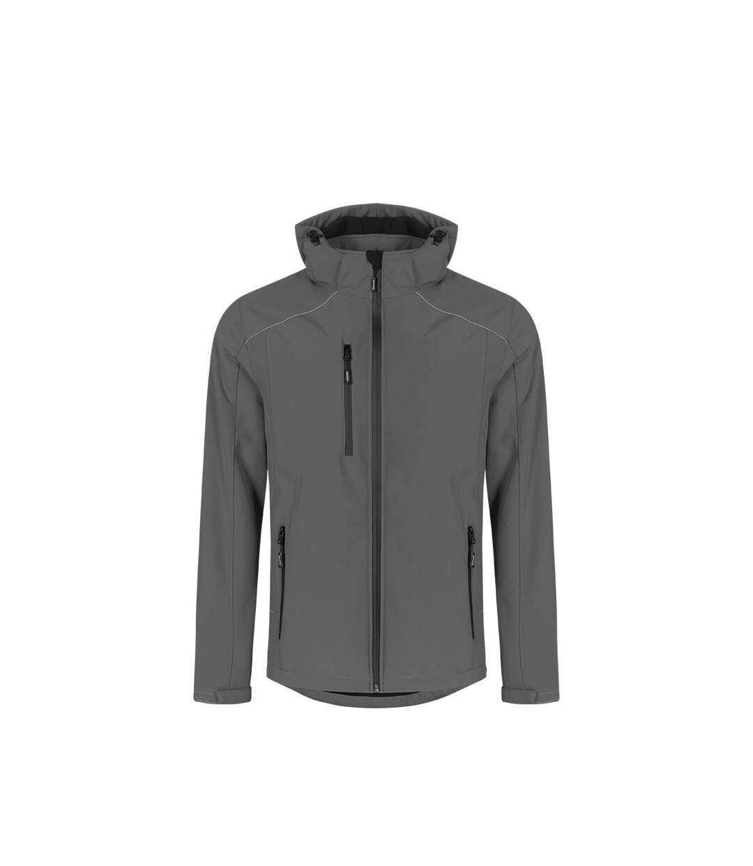 Veste Softshell Homme Gris Acier Promodoro-1