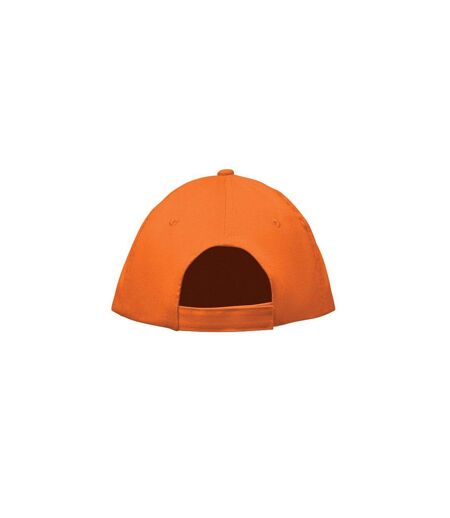 Sunny 5 Panel Baseball Cap Orange MidOcean