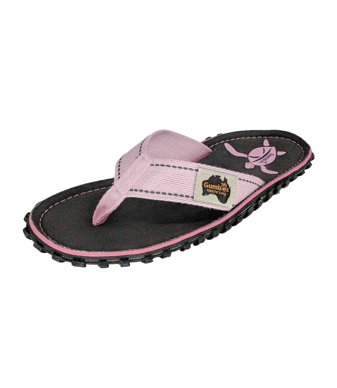 Tongs Motif/style Tortue Femme Rose Gumbies-2