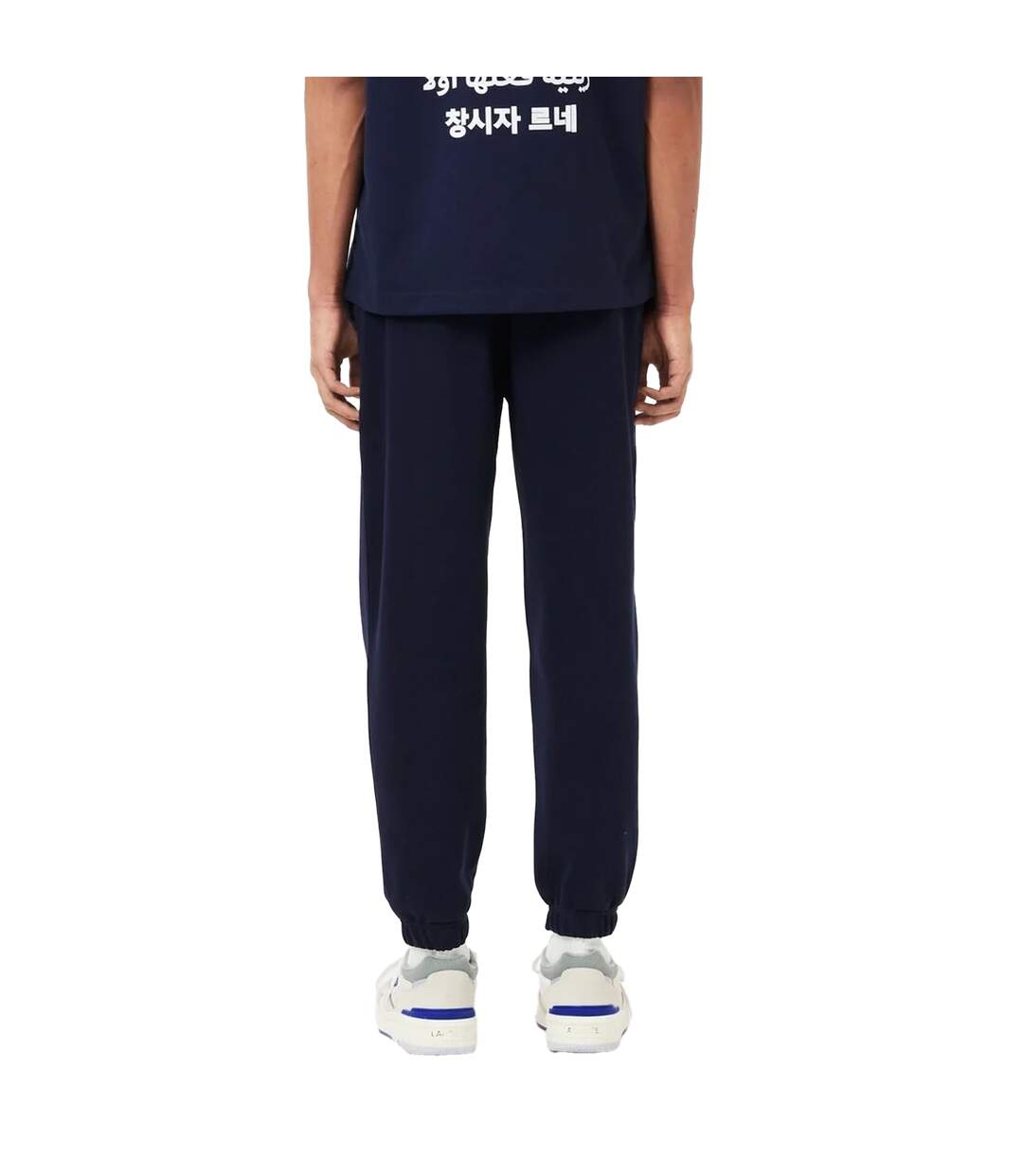 Pantalon De Jogging Rene Did It First Homme Bleu Marine Foncé Lacoste-3