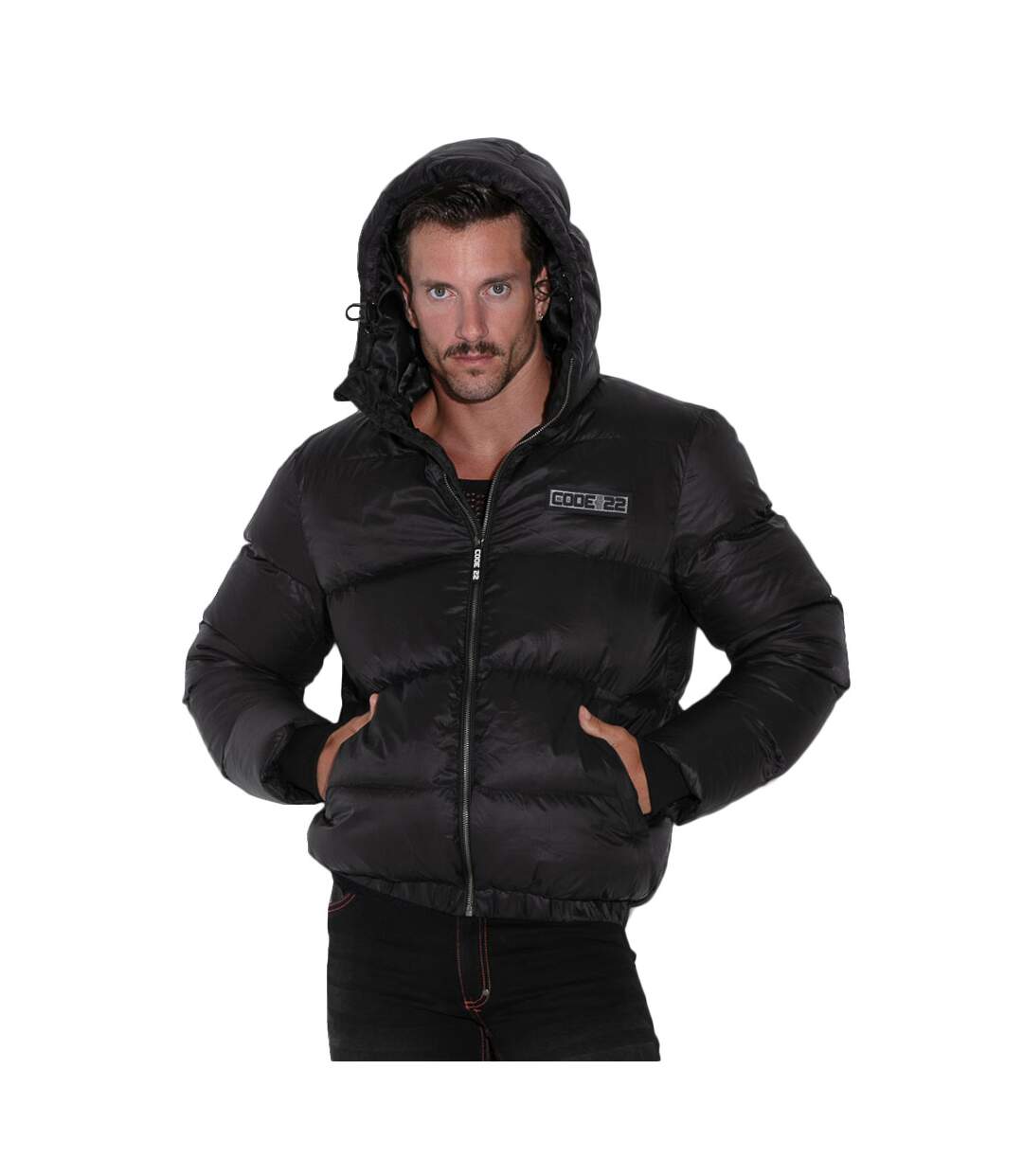 Veste doudoune à capuche Puffer Code22