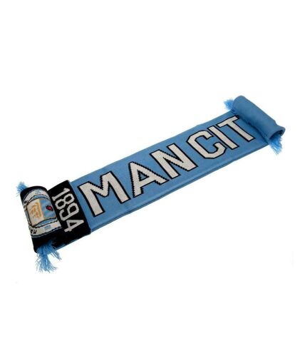 Manchester City FC Unisex Adult Nero Scarf (Blue/Black) (One Size)