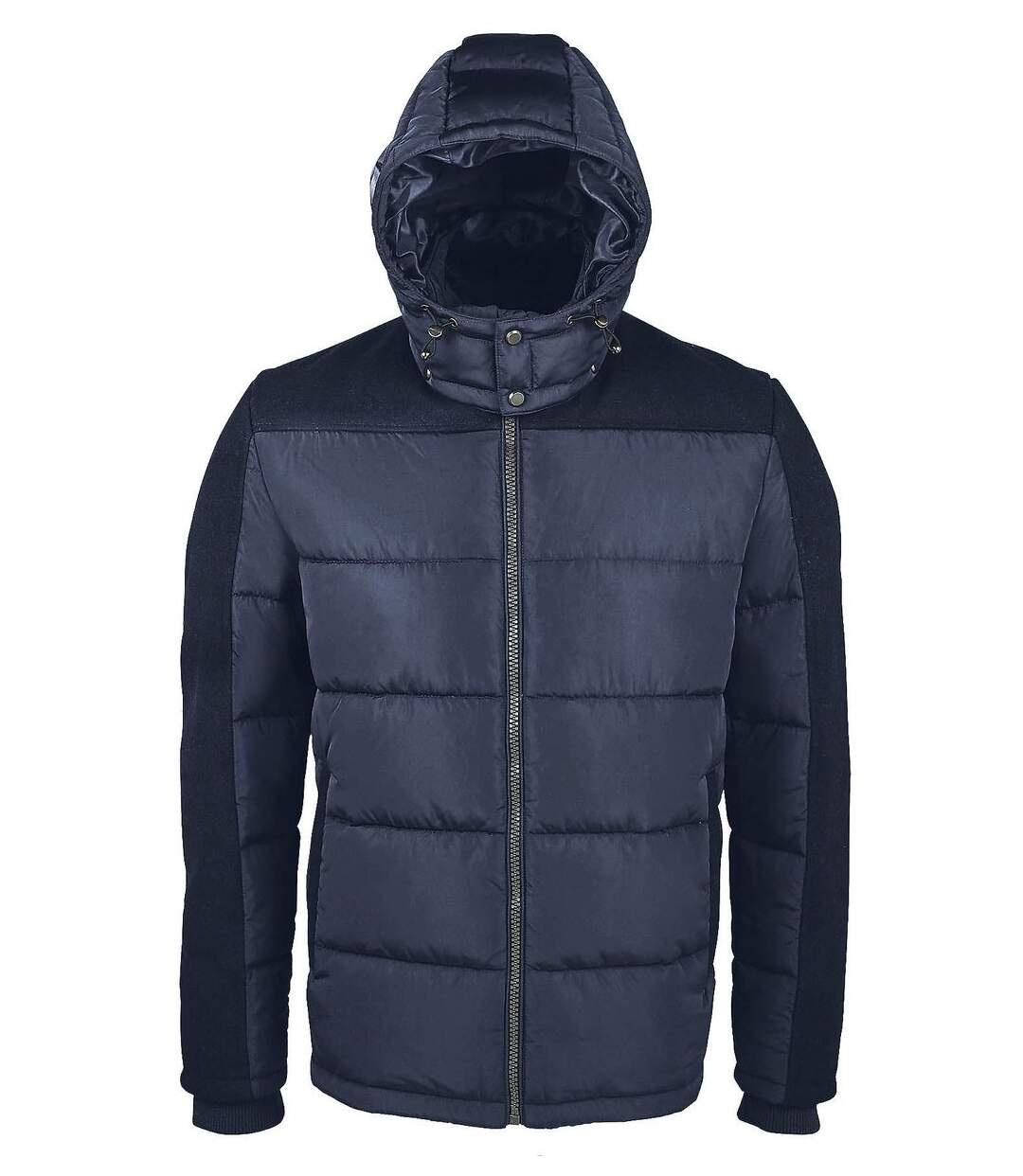 Doudoune chaude à capuche homme - 02886 - bleu marine