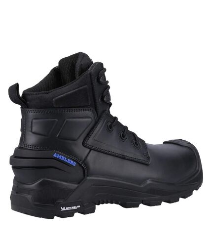 Amblers Mens AS980C Crusader Grain Leather Safety Boots (Black) - UTFS10264