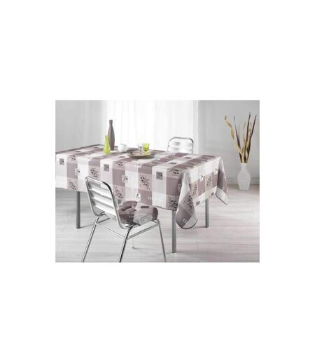 Nappe Polyester Provencia 150x240cm Taupe