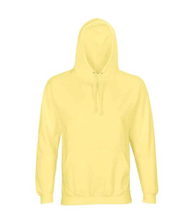 Sweat à capuche condor adulte jaune clair SOLS SOLS