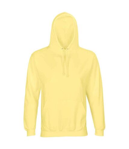 Sweat à capuche condor adulte jaune clair SOLS SOLS